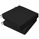 AAAAAcessories Outdoor Chair Cushions, 19 x 19 x 3 inches, Set of 2