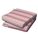 AAAAAcessories Outdoor Chair Cushions, 17 x 16 x 2 inches, Set of 2