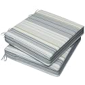AAAAAcessories Outdoor Chair Cushions, 19 x 19 x 3 inches, Set of 2