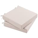 AAAAAcessories Outdoor Chair Cushions, 20 x 20 x 3 inches, Set of 2