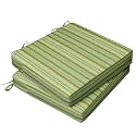AAAAAcessories Outdoor Chair Cushions, 20 x 20 x 3 inches, Set of 2