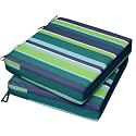 AAAAAcessories Outdoor Chair Cushions, 20 x 20 x 3 inches, Set of 2