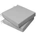 AAAAAcessories Outdoor Chair Cushions, 21 x 21 x 3 inches, Set of 2