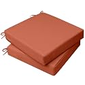 AAAAAcessories Outdoor Chair Cushions, 21 x 21 x 3 inches, Set of 2