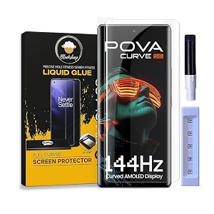 aacl hd uv tempered glass screen protector guard compatible for google pixel 6 pro 5g full adhesive uv curved case friendly hd clarity with easy installation kit tecno pova curve 5g