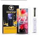 AACL HD+ UV Tempered Glass Screen Protector Guard Compatible For IQOO Z7 Pro 5G (6.78 Inch, Pack of 1) Full Adhesive UV Curved Case Friendly HD Clarity with easy installation kit