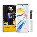 AACL HD+ UV Tempered Glass Screen Protector Guard Compatible For Honor X9B 5G Full Adhesive UV Curved Case Friendly HD Clarity with easy installation kit