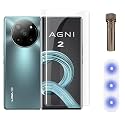 AACL HD+ UV Tempered Glass Screen Protector Guard Compatible For Google Pixel 6 Pro 5G Full Adhesive UV Curved Case Friendly HD Clarity with easy installation kit (Lava Agni 2 5G)