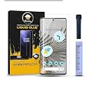 AACL HD+ UV Tempered Glass Screen Protector Guard Compatible For Google Pixel 6 Pro 5G Full Adhesive UV Curved Case Friendly HD Clarity with easy installation kit (Google Pixel 7 Pro 5G)