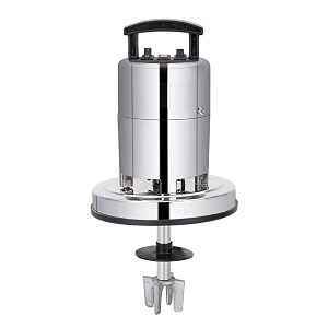 stainless steel madhani heavy duty peculate butter milk lassi cream curd percolator valona machine butter maker churn - medium size 5 to 7 ltr valona machine