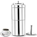 AADHIK Stainless Steel Filter Coffee Maker Big Size,6-8 cups, 400 ml