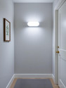 aadi Led Oval Shape Outdoor Indoor Bulkhead Waterproof IP54, 9 Watts Garden Outdoor Light -16 X 6.5 X 4.5 cm-Cool White || Post Light Outdoor Lamp (White)
