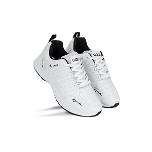 AADI Mens Comfortable Lightweight Synthetic Leather Running