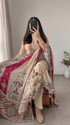 aadiethnic Printed Kurta TrouserPant Dupatta Set