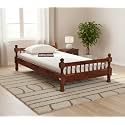 AADITYA WOODS Solid Sheesham Wood Single Bed