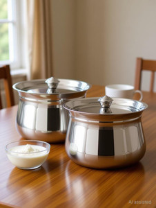 AadiVeer 20G Stainless Steel Handi Milk