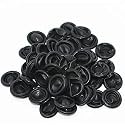 Aadvay ESD Safe Anti-Static Powder Free Latex Finger Cots (Black, 96 Pieces)