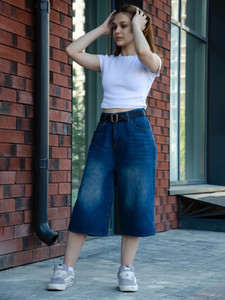 AADVI FASHION Solid Women Dark Blue Baggy