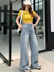 AADVI FASHION Women Wide Leg High Rise