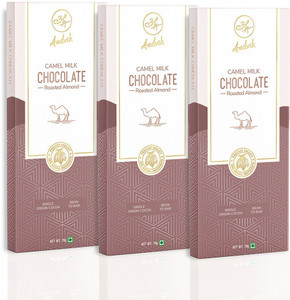 Aadvik Camel Milk Chocolate Roasted Almonds 210g