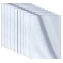 Aadya Crafts A4 Metallic Craft Paper Mirror Silver Fines 10 Sheet