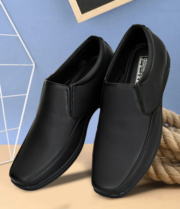 Aaeshu AAESHU Mens Stylish Leather Slip-On Shoes