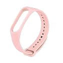 Adjustable Mi Band 5 &amp; Mi Band 6 Watch Strap Band Bracelet/Silicone Replacement Band Strap for Mi 5/ Mi 6, Smart Band Strap ( Baby Pink )