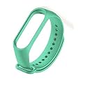 Adjustable Mi Band 5 & Mi Band 6 Watch Strap Band Bracelet/Silicone Replacement Band Strap for Mi 5/ Mi 6, Smart Band Strap (Wine RED) (SEA-Green)