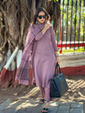 Aaghnya Fashion Women Kurta Pant Dupatta Set