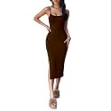 Aahwan Black Solid Bodycon Midi Side Split