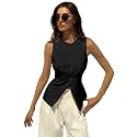 Aahwan Brown Solid Modern Sleeveless Fitted Waist