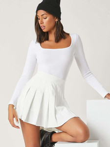 Aahwan Casual Solid Women White Top