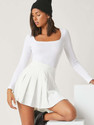 Aahwan Casual Solid Women White Top