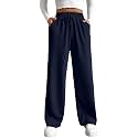 Aahwan Grey Solid Oversized Wide Leg Baggy