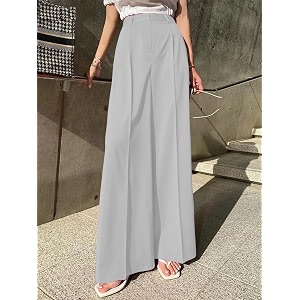 Aahwan Solid Dark Green Loose Fit Wide