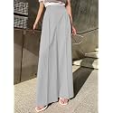 Aahwan Solid Dark Green Loose Fit Wide