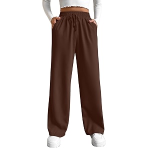 Aahwan Grey Solid Oversized Wide Leg Baggy