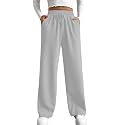 Aahwan Grey Solid Oversized Wide Leg Baggy