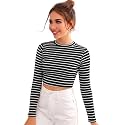 Aahwan Women39s 100 Cotton Slim Fit Striped