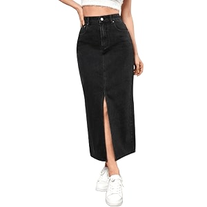 Aahwan Womens Girls Black Solid High