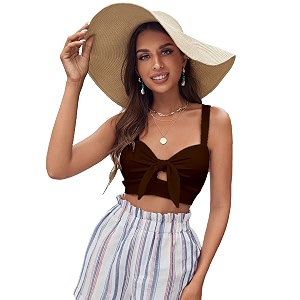 aahwan women39s amp girls39 solid cropped slim fit top