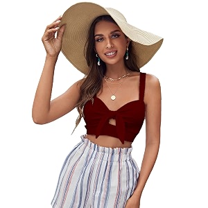 aahwan women39s amp girls39 solid cropped slim fit top