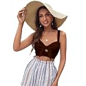 Aahwan Women's &amp; Girls' Solid Cropped Slim Fit Top
