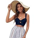 Aahwan Women's &amp; Girls' Solid Cropped Slim Fit Top