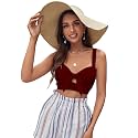 Aahwan Women's &amp; Girls' Solid Cropped Slim Fit Top