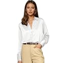 Aahwan Women Satin Regular Fit Black Solid