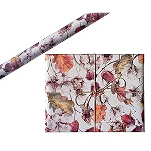 aakar pack of 5 gift wrapping paper sheets paper gift wrap for birthday pack of 5 - a fall to remembermulticolor