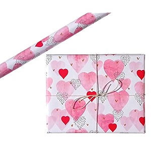 aakar pack of 5 gift wrapping paper sheets gift wrapping paper paper gift wrap for birthday pack of 5 love is in the airmulticolor