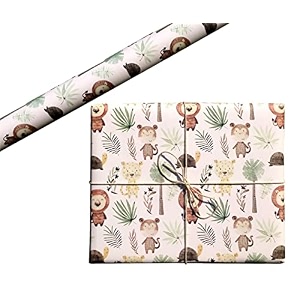 aakar pack of 5 gift wrapping paper sheet gift paper gift wrap for birthday - nurvimulticolor