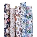 aakar Pack Of 5, Gift Wrapping Paper Sheet, Gift Paper, Gift Wrap For Birthday (Winter Collection) - Multi-coloured